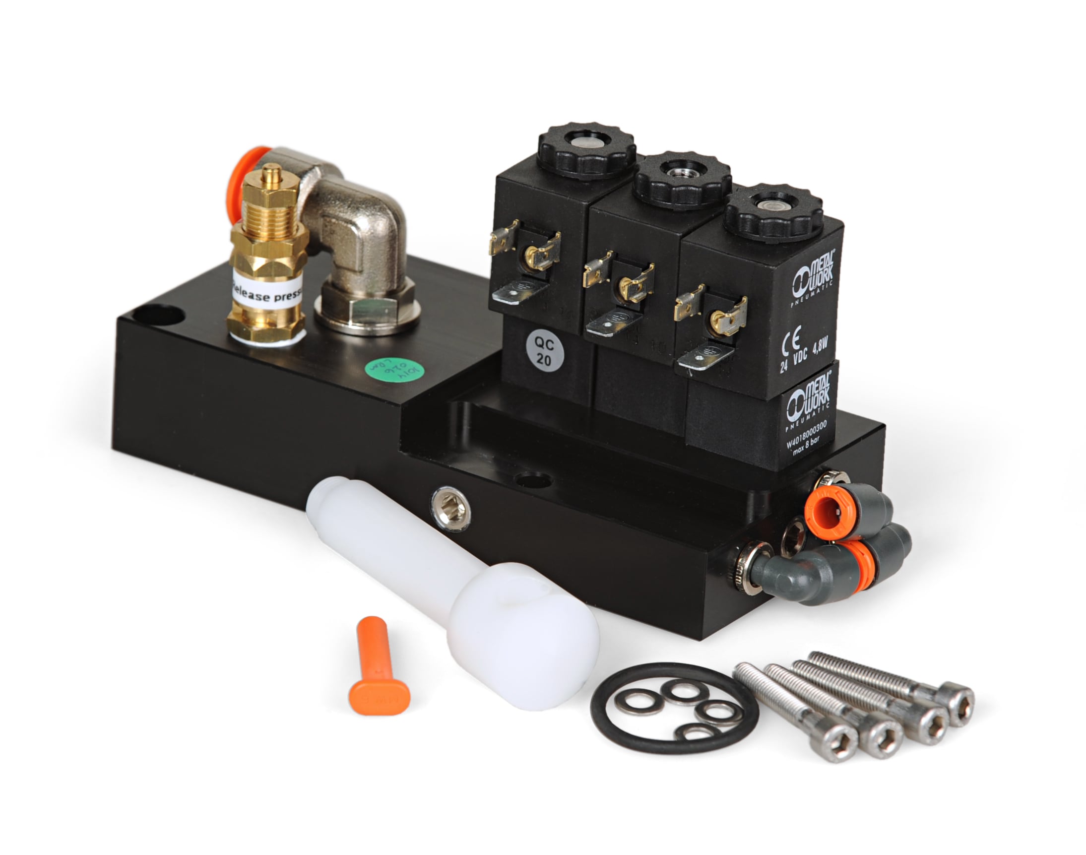 Compact toilet vacuum pump for EVAC
